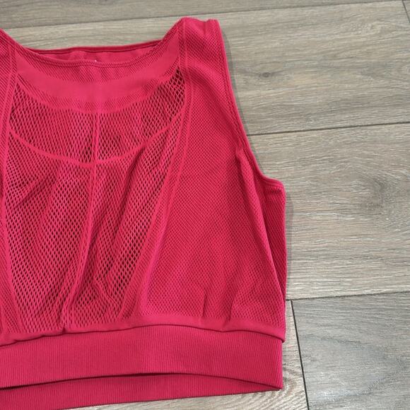 FP MOVEMENT Pink Running Through My Mind Sleevless‎ Cropped Tank Top Size Small - Picture 5 of 11